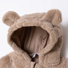 Midimod Newborn Welsoft Footless Jumpsuit - Beige - ebebek - Black Friday