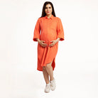 baby mom Muslin Maternity Dress - Red - ebebek - Black Friday