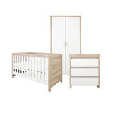 Tutti Bambini Modena 3 pcs Room Set - White/Oak White/Oak - ebebek