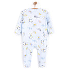 HelloBaby Newborn Baby Boy Footed Jumpsuit - Light Blue - ebebek - Black Friday