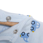 HelloBaby Boy Short Sleeve Bodysuit - Blue - ebebek - Black Friday