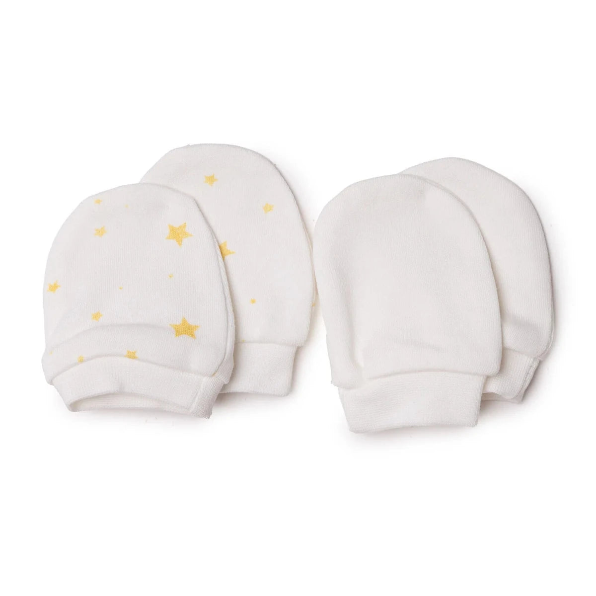 Baby Boy Mittens / Gloves - Ecru Printed Ecru Printed - ebebek
