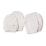 Baby Boy Mittens / Gloves - Ecru Printed Ecru Printed - ebebek