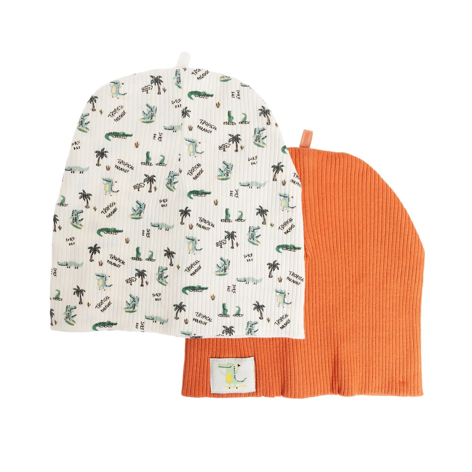 Little Plane Baby Boy 2 Pcs Beanies - Brown - ebebek - Black Friday