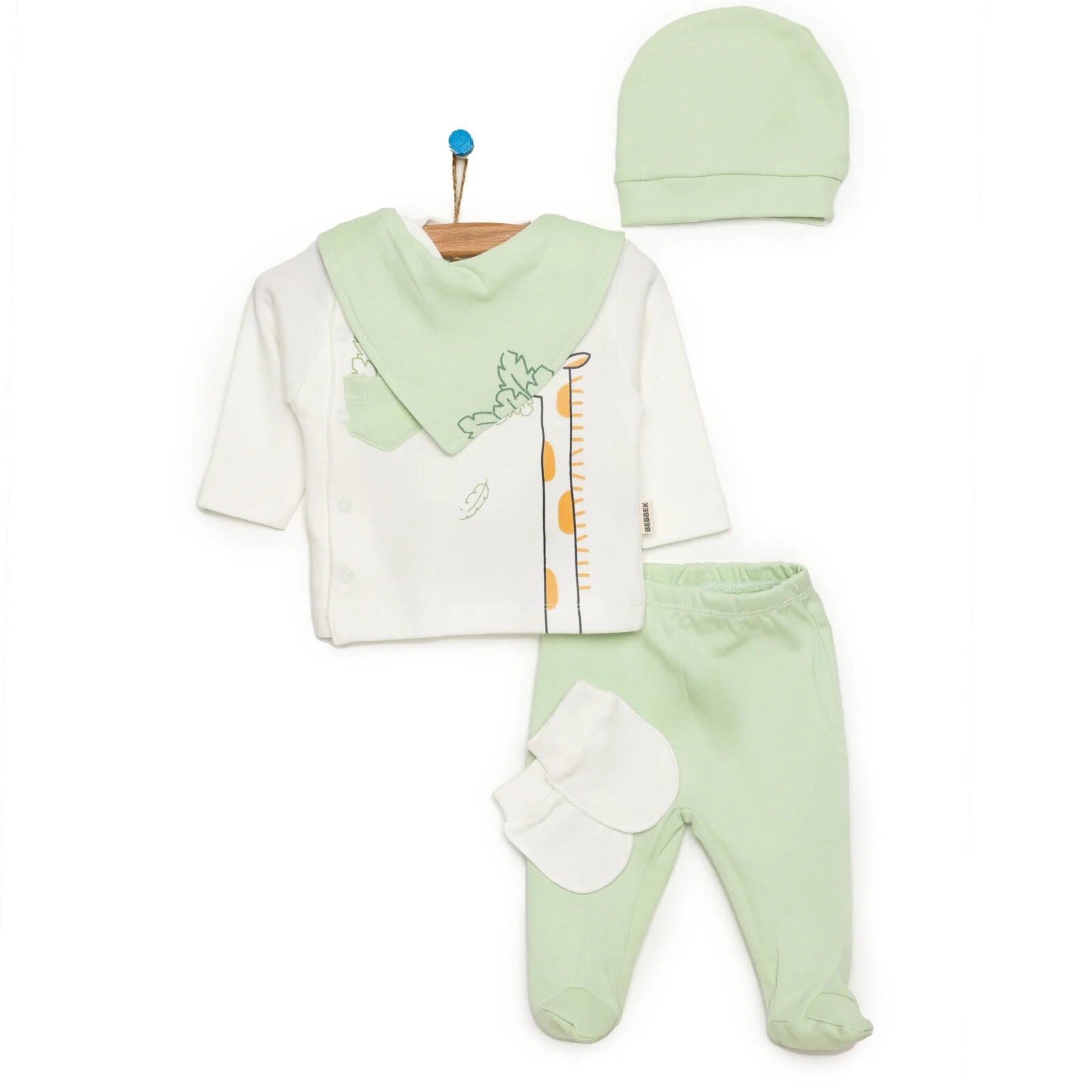 Bebbek Baby Boy 5 Pcs Newborn Starter Set - Green - ebebek - Black Friday