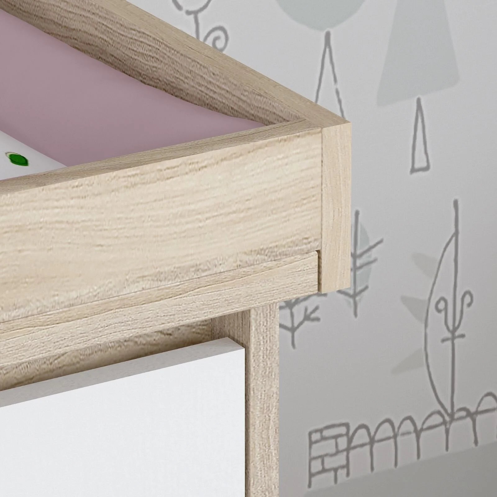 Shefa Kids 880 Baby Changing Unit - Elm/White - ebebek - Black Friday