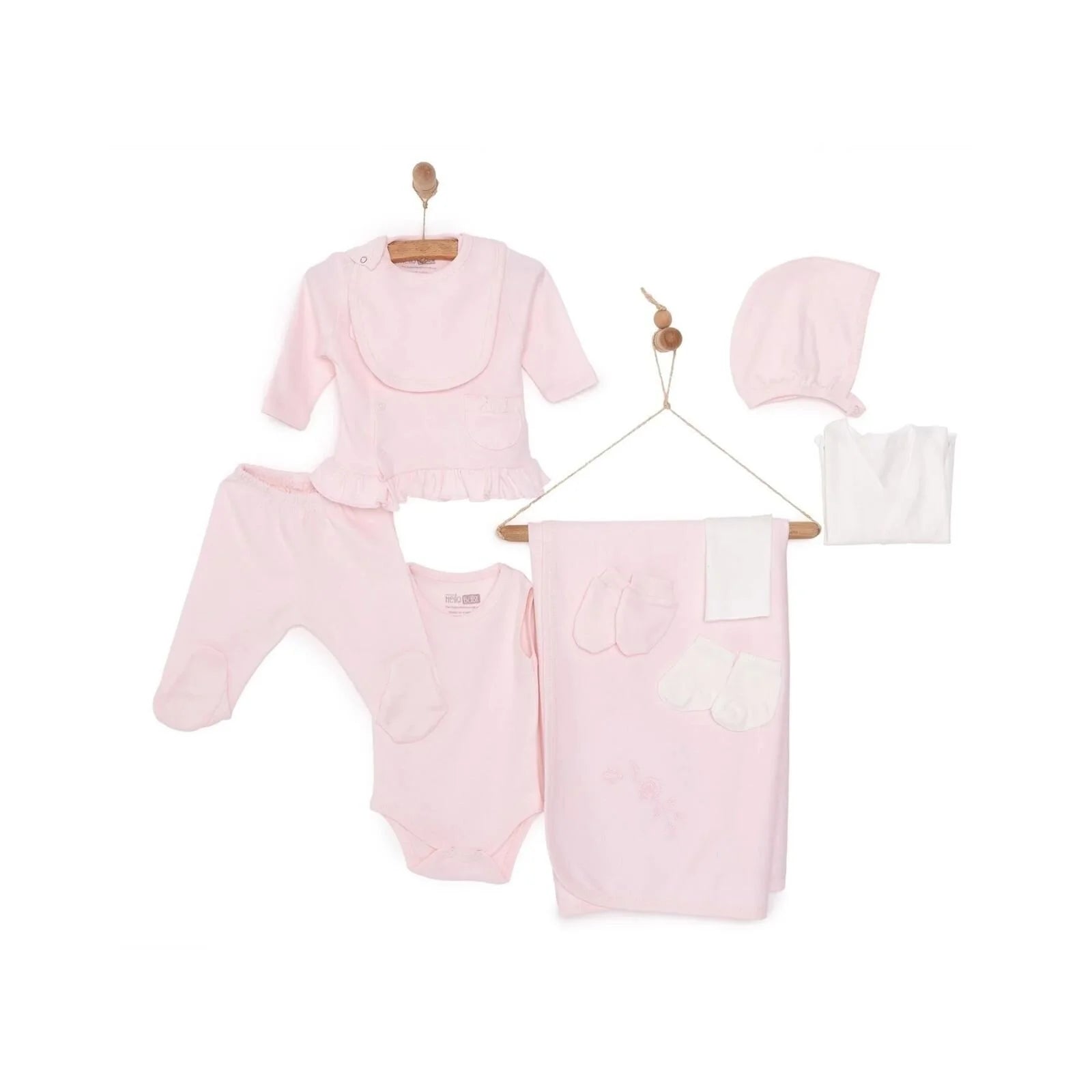 HelloBaby Girl 10 piece Newborn Set - Pink - ebebek - Black Friday