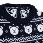 HelloBaby Christmas Baby Boy Snow Party Sweatshirt - Navy Blue - ebebek - Black Friday