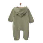 HelloBaby Newborn Hooded Jumpsuit - Khaki - ebebek - Black Friday