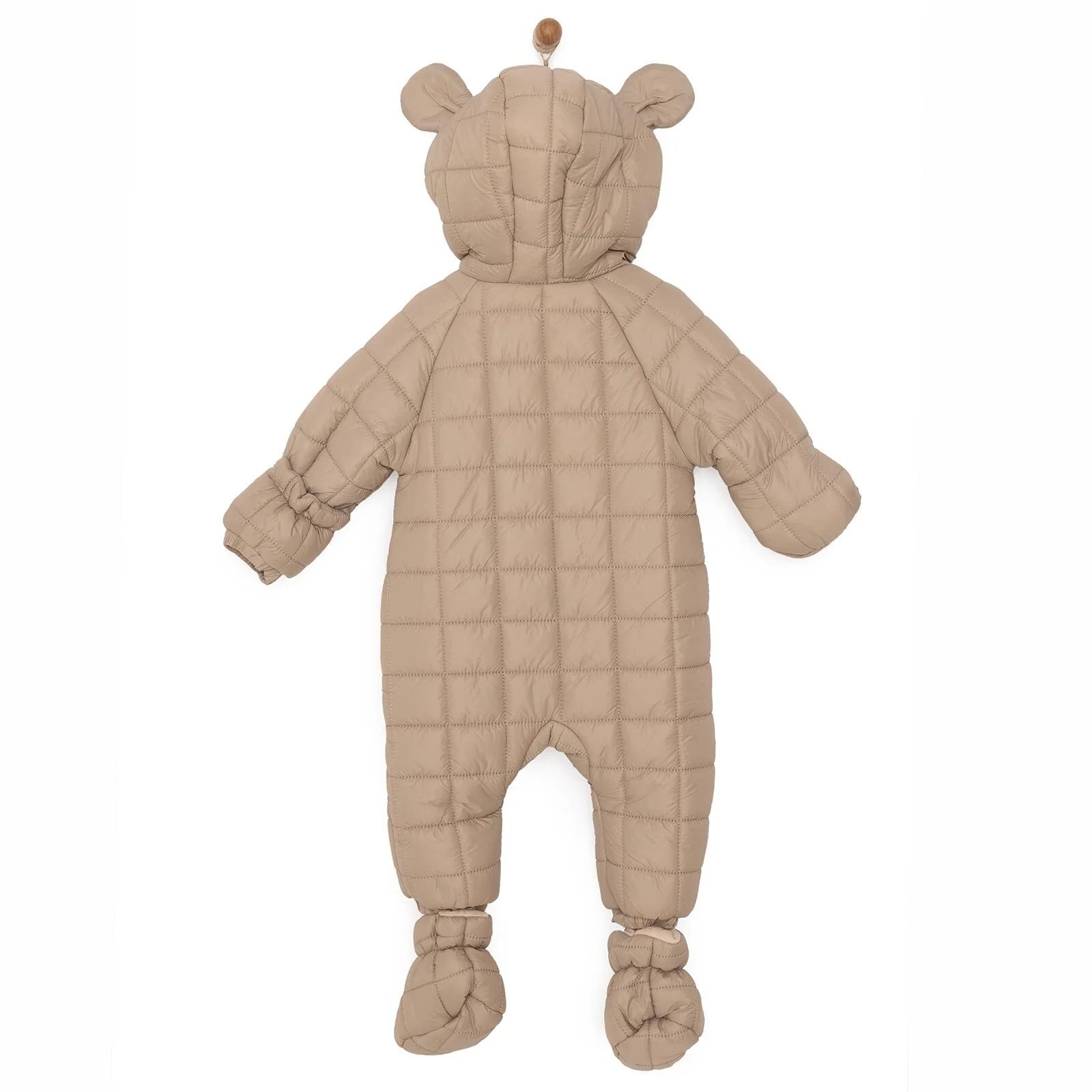 Midimod Basic Boy Quilted Snowsuit - Beige - ebebek - Black Friday