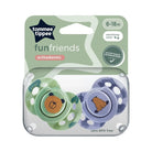 Tommee Tippee Fun Style Soother 6 - 18 months Pack of 2 Assorted - ebebek - Black Friday