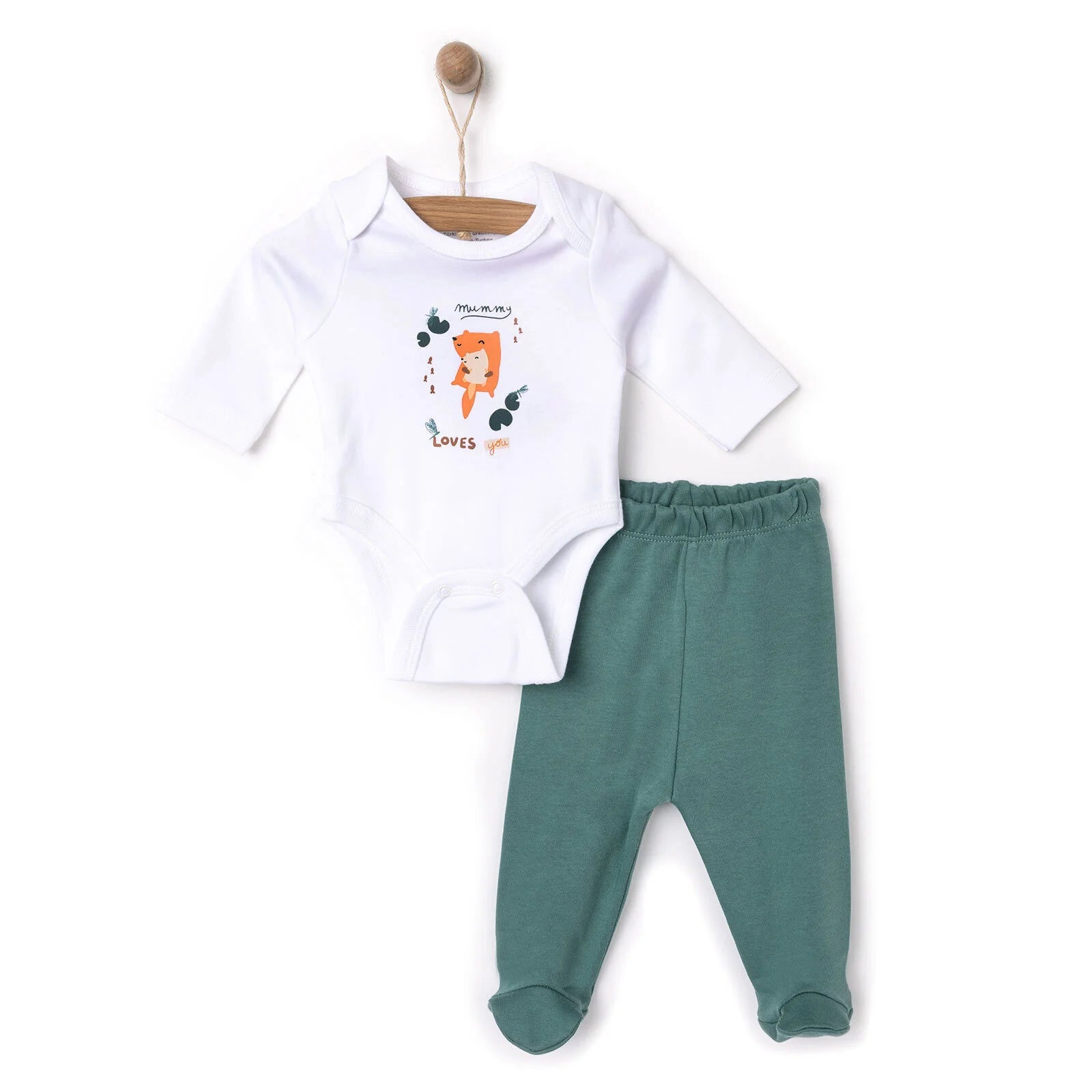 HelloBaby Girl Body - Footed Bottom - Ecru - ebebek - Black Friday