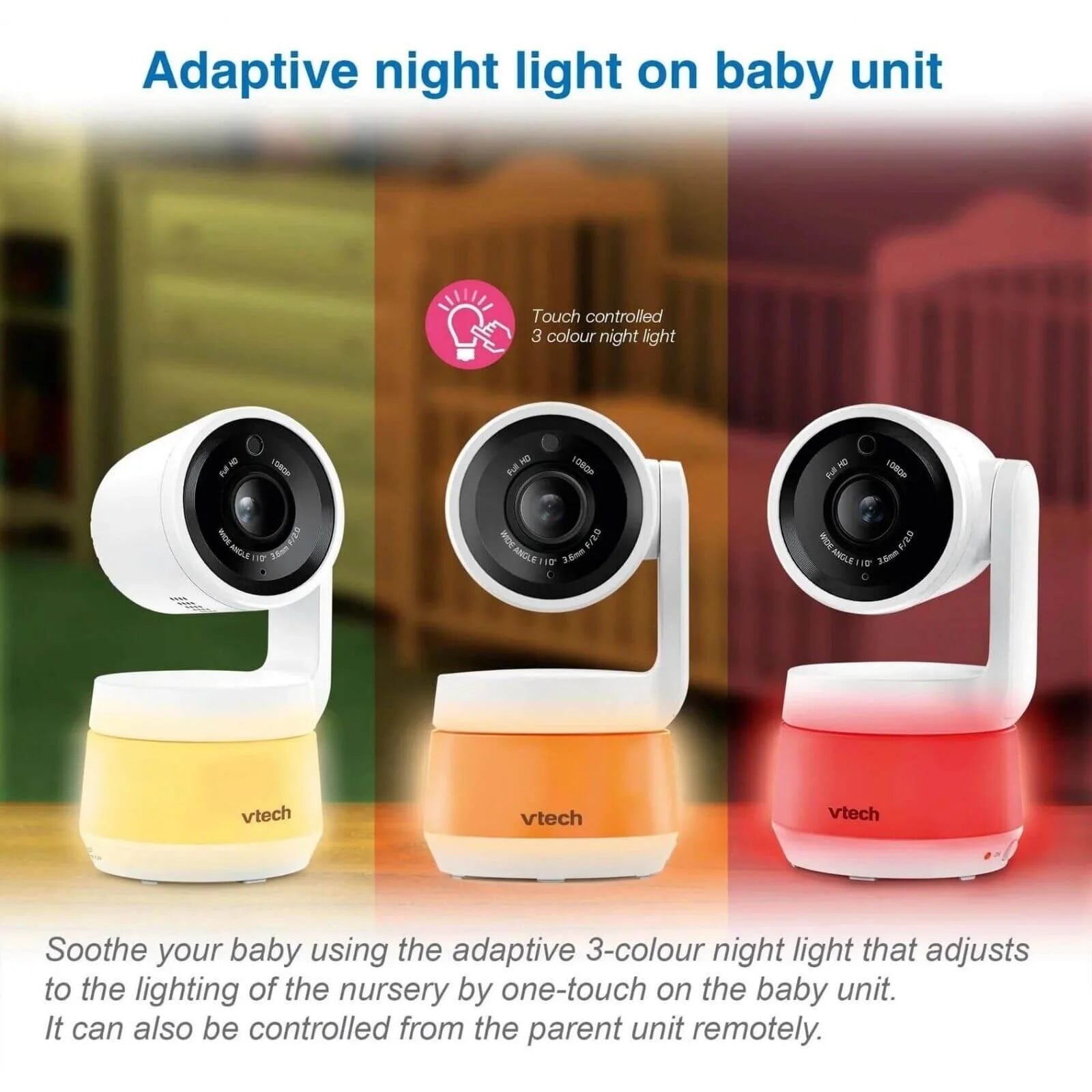 VTech RM7767HD 7inch Smart Wi - Fi Baby Monitor - ebebek - Black Friday
