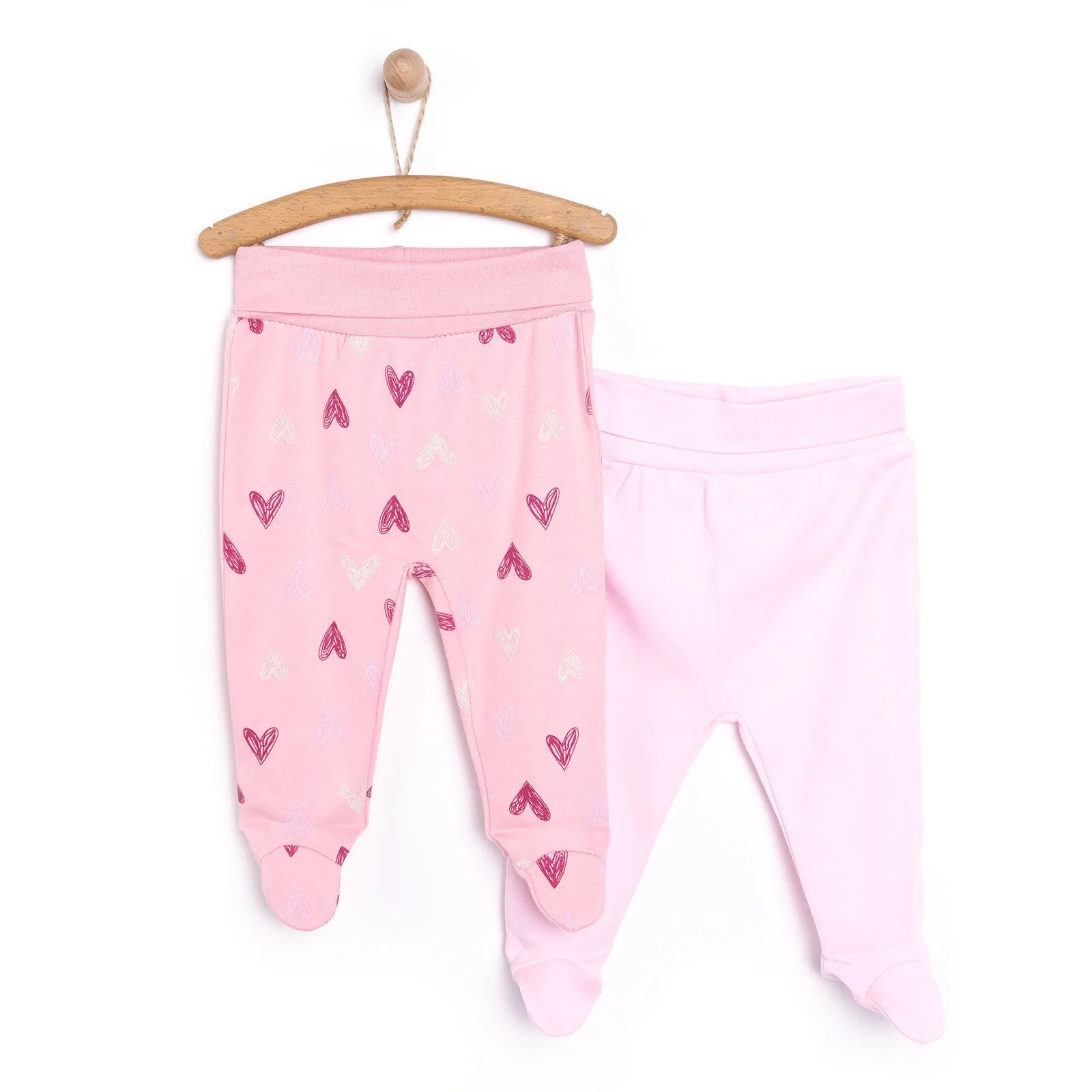 HelloBaby 2 Piece Footed Bottom - Dark Pink - ebebek - Black Friday