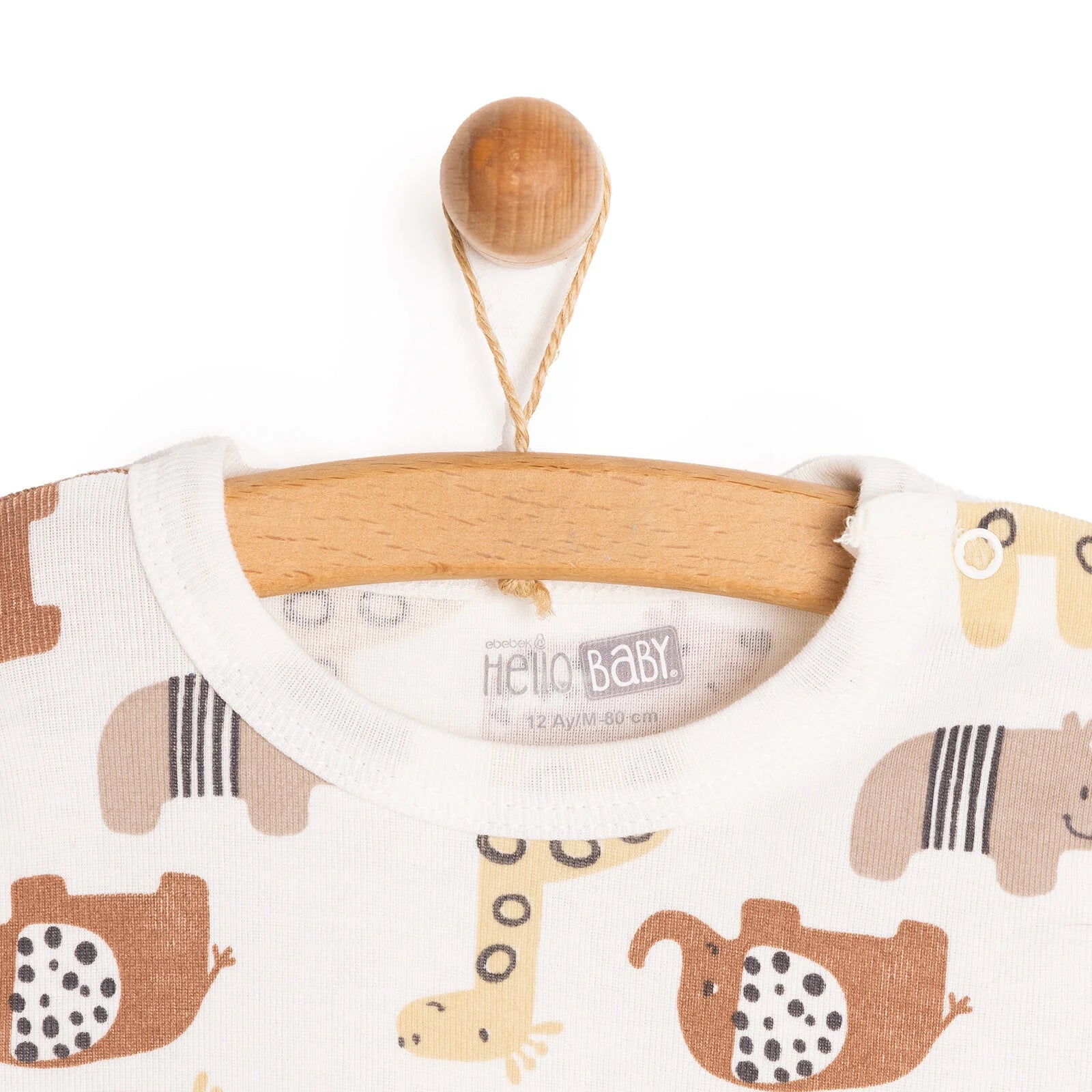 HelloBaby Baby Girl Short Sleeve Body - Ecru - ebebek - Black Friday