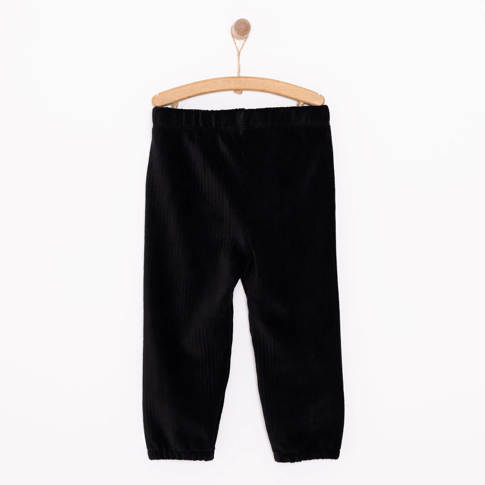 HelloBaby Basic Boy Velvet Joggers - Black - ebebek - Black Friday