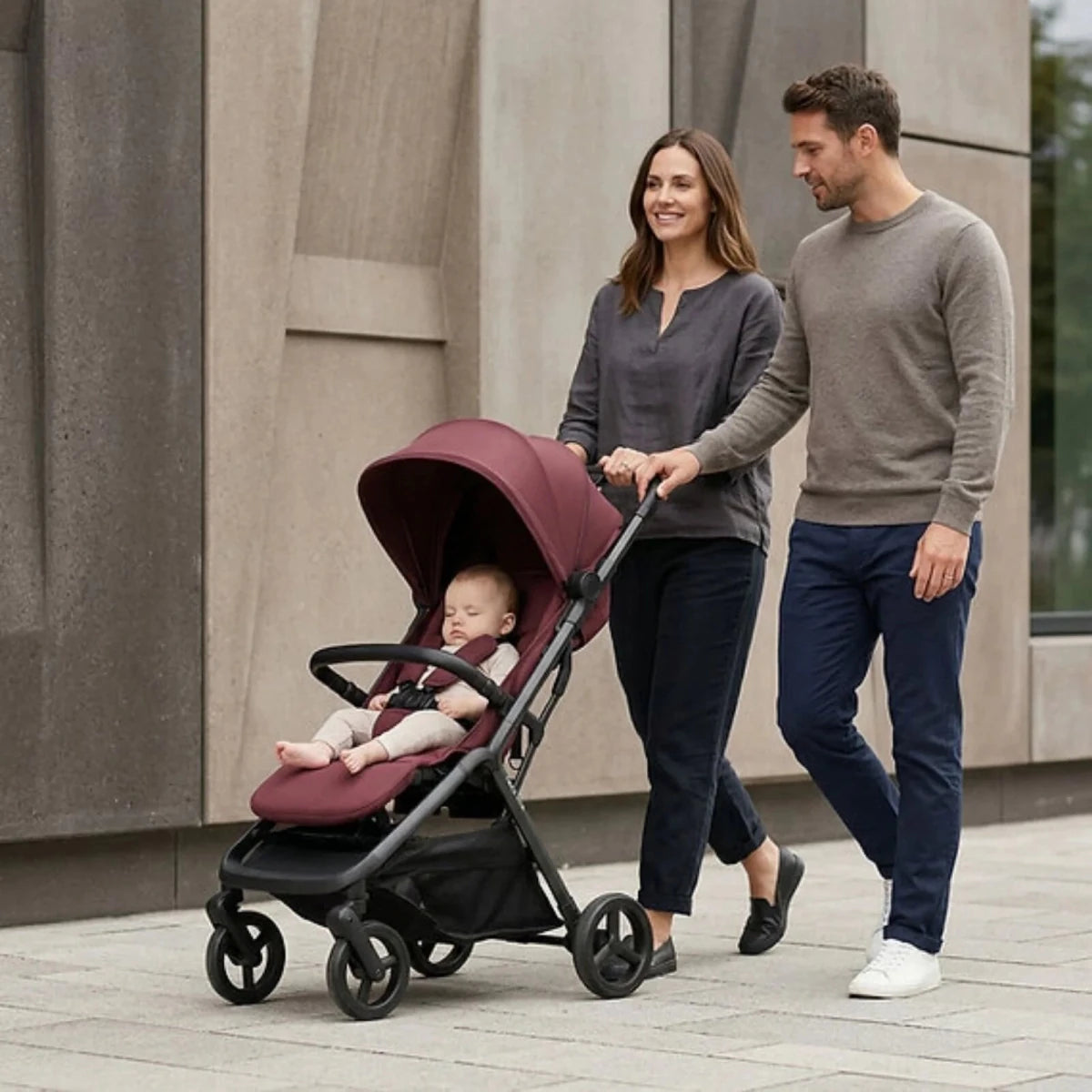 Red Kite Push Me Astro Stroller - Mulberry Mulberry - ebebek