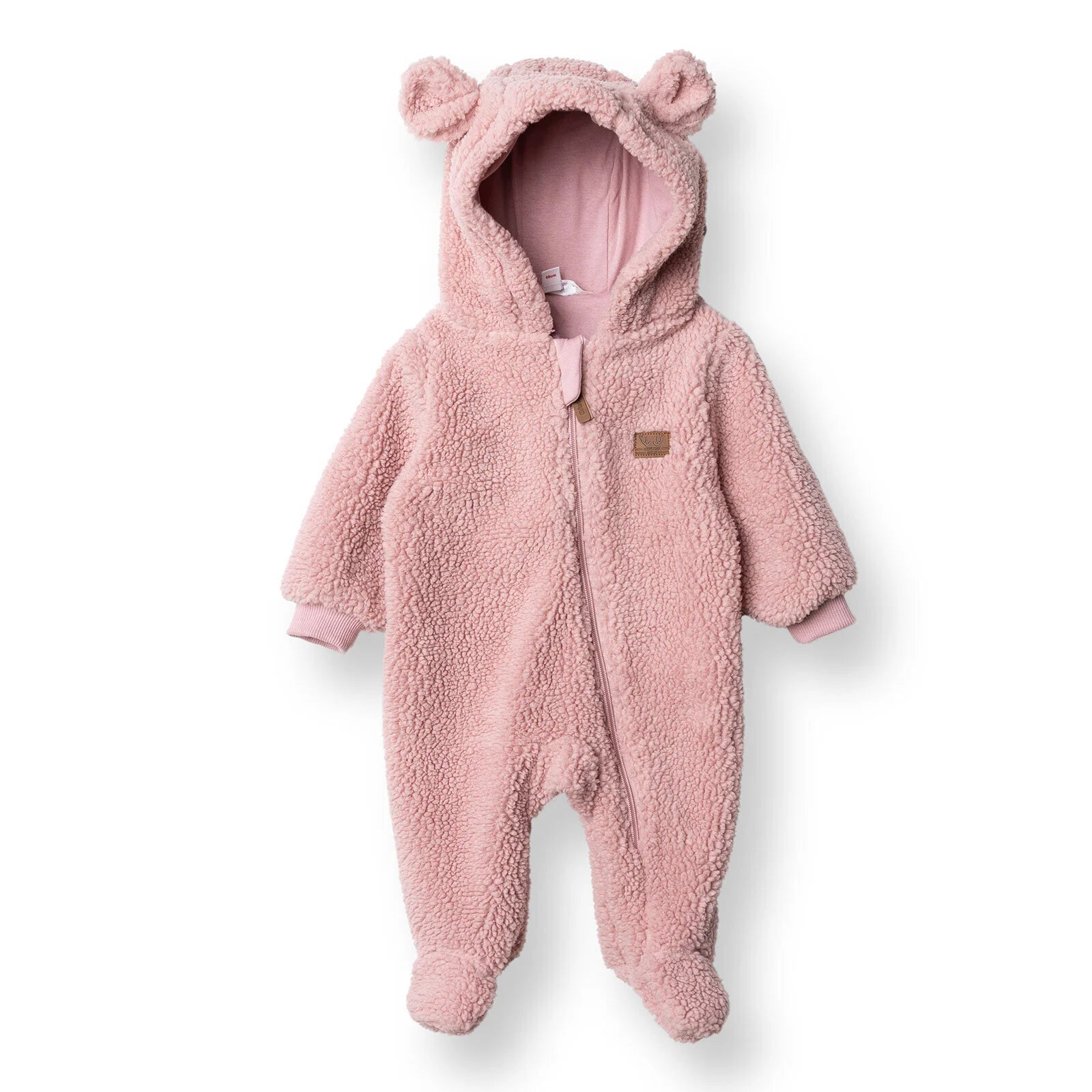 Midimod Newborn Welsoft Footed Jumpsuit - Pink - ebebek - Black Friday