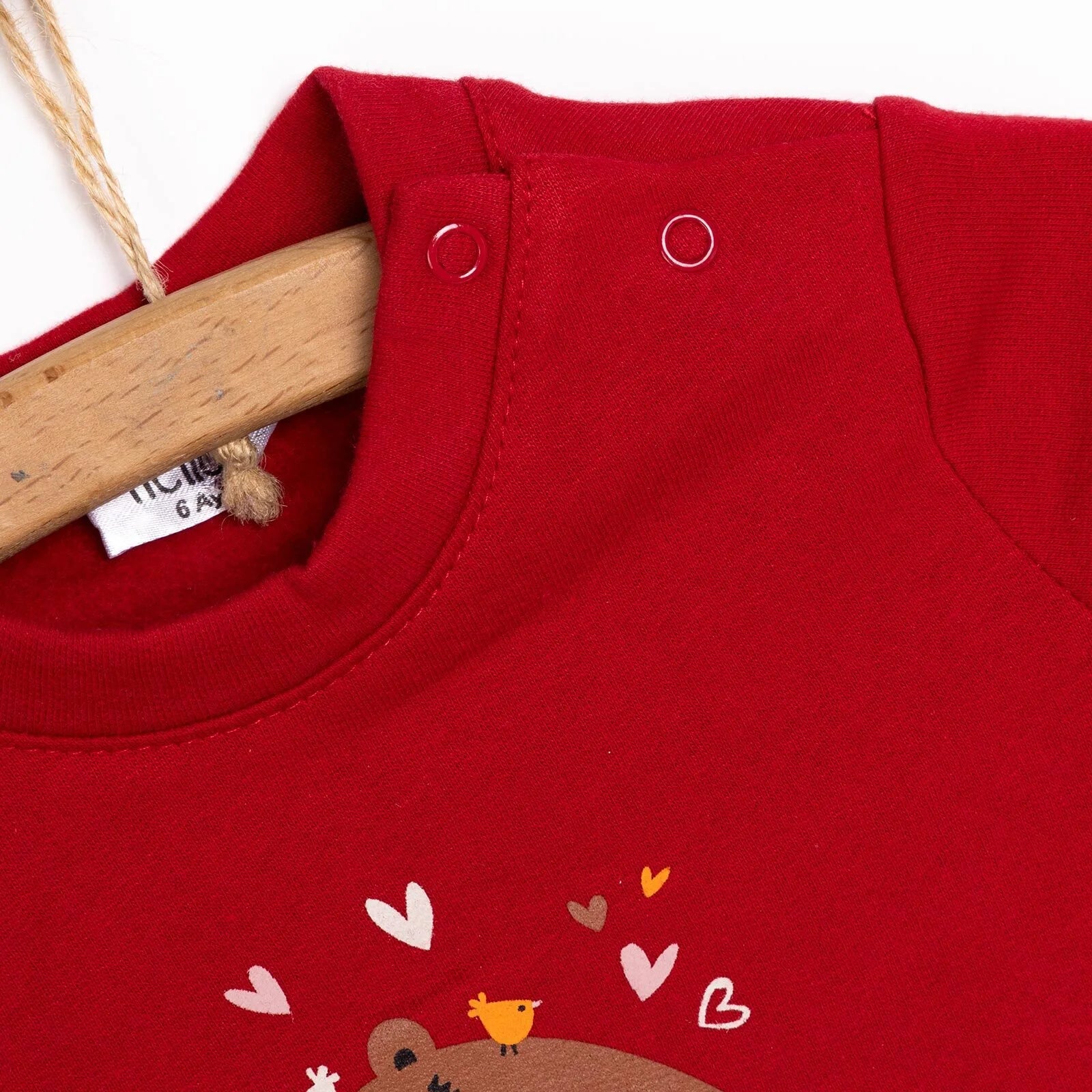 HelloBaby Basic Girl Jogging Set - Red - ebebek - Black Friday