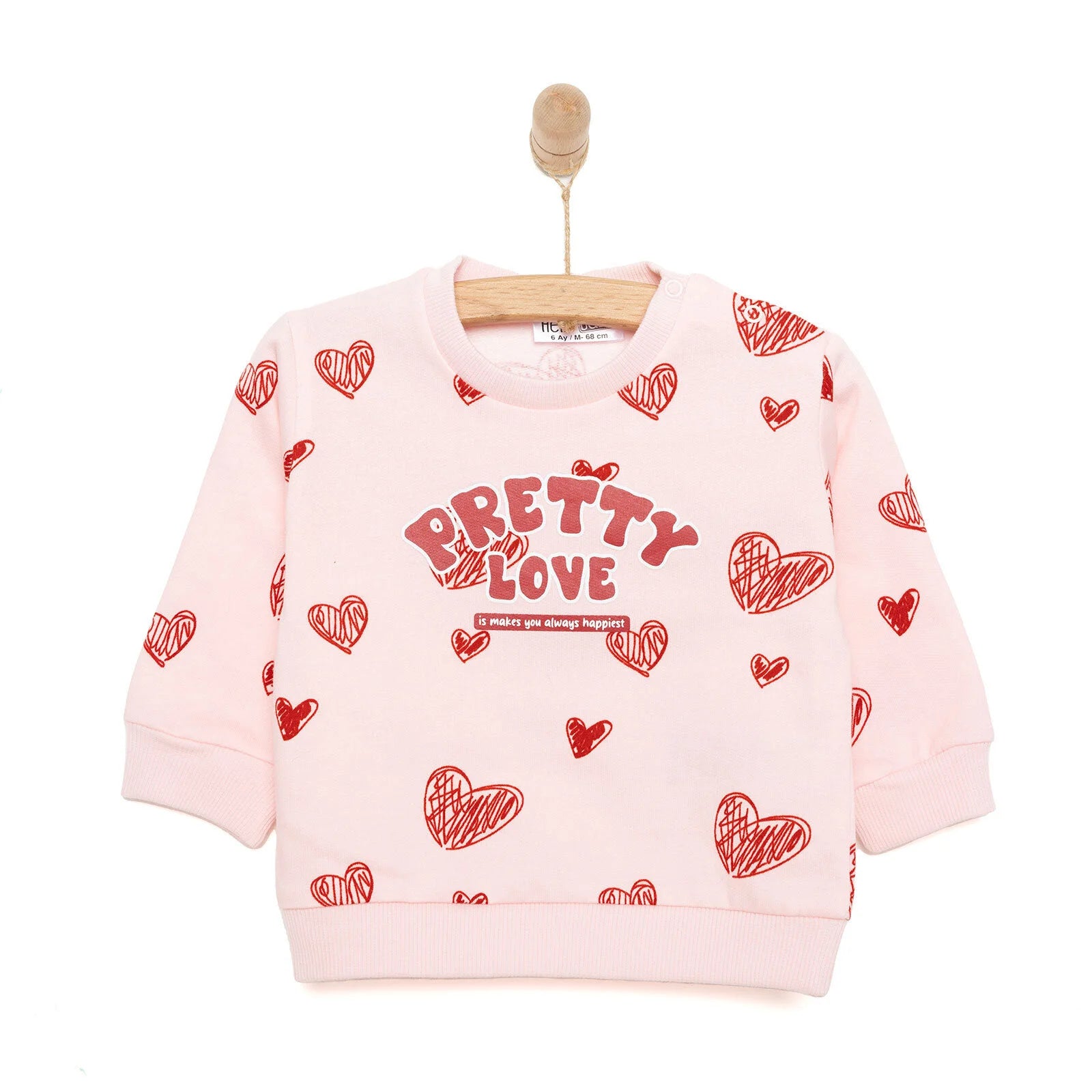 HelloBaby Basic Low Raised Sweatshirt - Printed - ebebek - Black Friday