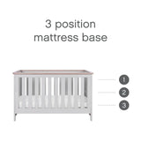 Tutti Bambini Verona 3 pcs Room Set - Dove Grey/Oak Dove Grey/Oak - ebebek