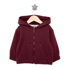 HelloBaby Basic Hooded Cardigan - Maroon - ebebek - Black Friday
