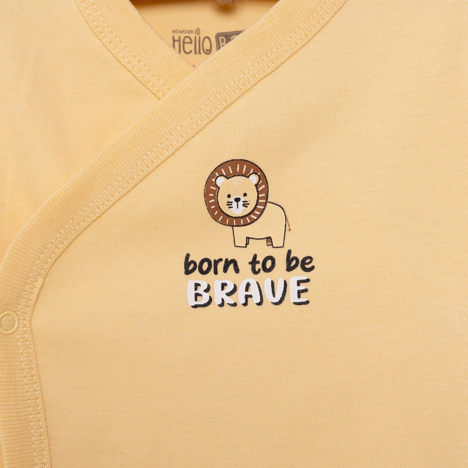 HelloBaby Newborn Baby Top - Hat - Footed Bottom - Beige - ebebek - Black Friday