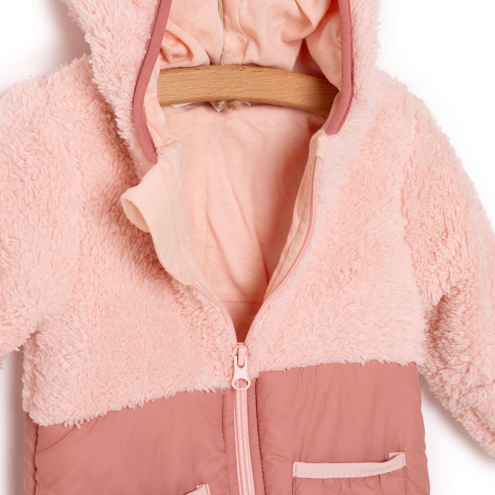 Midimod Newborn Welsoft Footed Jumpsuit - Pink - ebebek - Black Friday