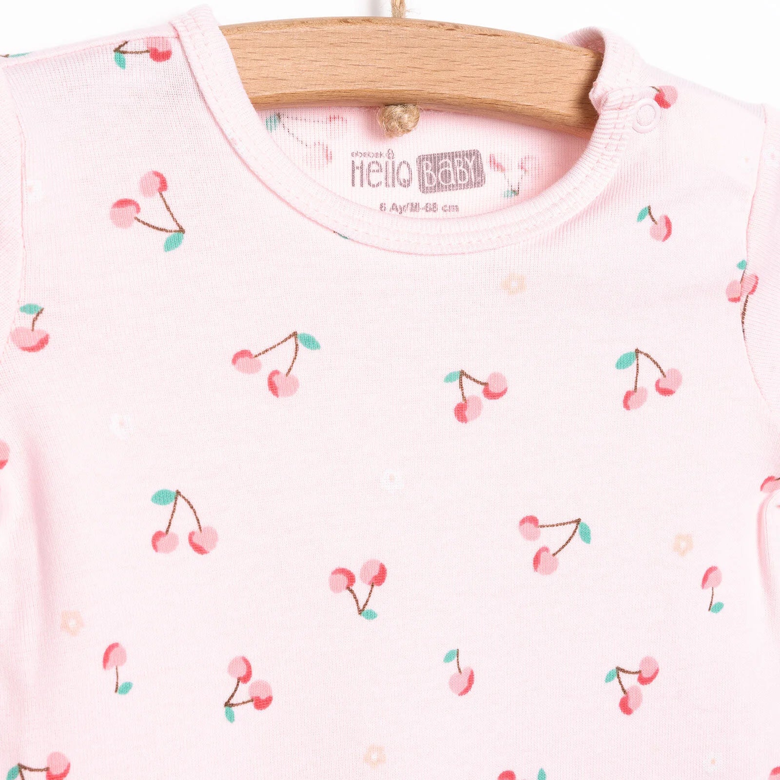 HelloBaby Girl Short Sleeve Bodysuit - Pink - ebebek - Black Friday