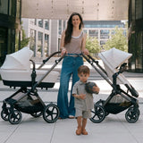 Cybex EOS Lux Silver 2 - in - 1 Pushchair - Moon Black Moon Black - ebebek