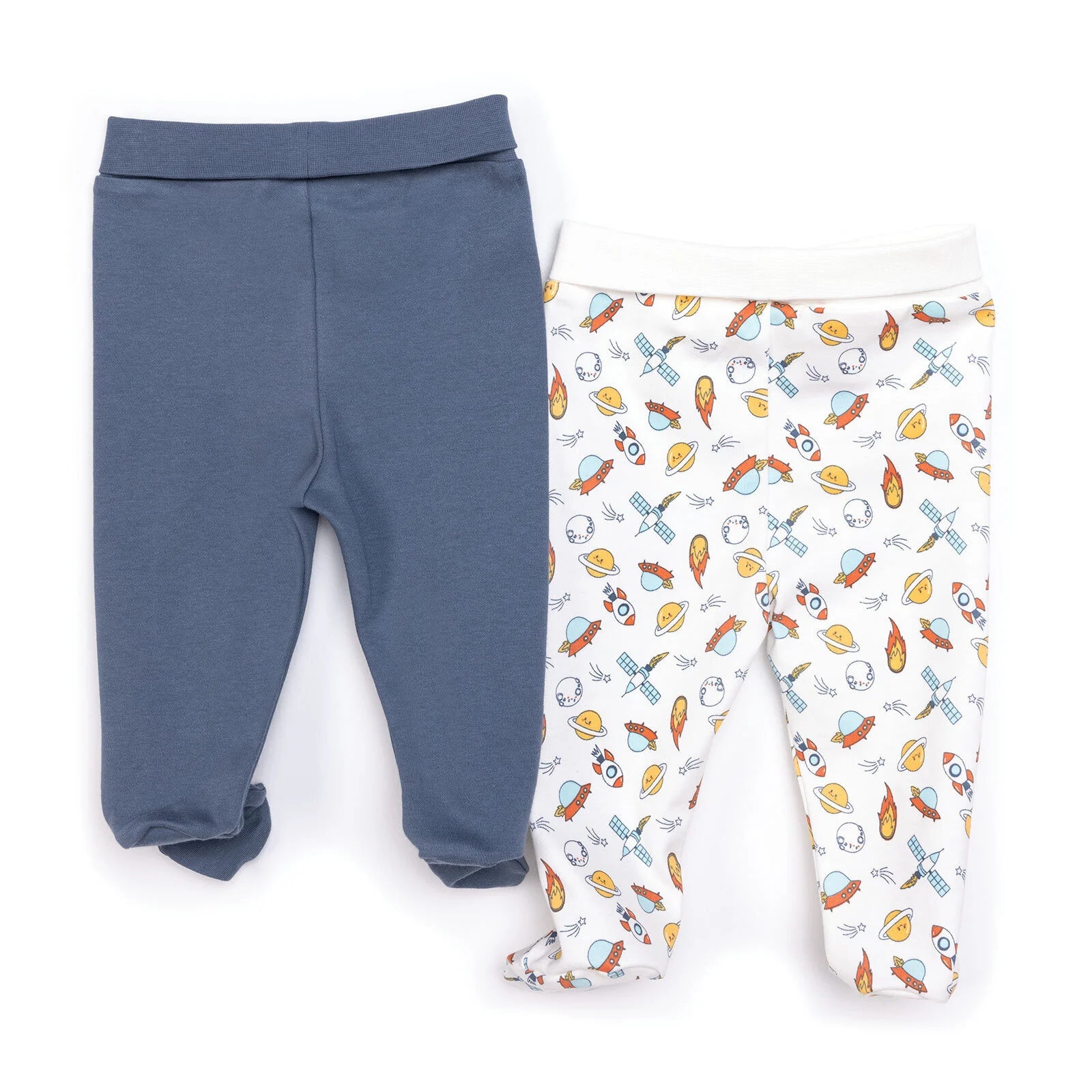 HelloBaby Boy 2 Piece Footed Bottom - Ecru - ebebek - Black Friday