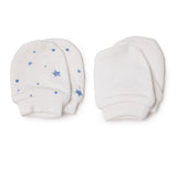 Baby Boy Mittens / Gloves Star Print - Ecru Printed Ecru Printed - ebebek