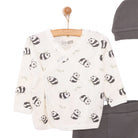 HelloBaby Newborn Baby Top - Hat - Footed Bottom - Ecru - ebebek - Black Friday