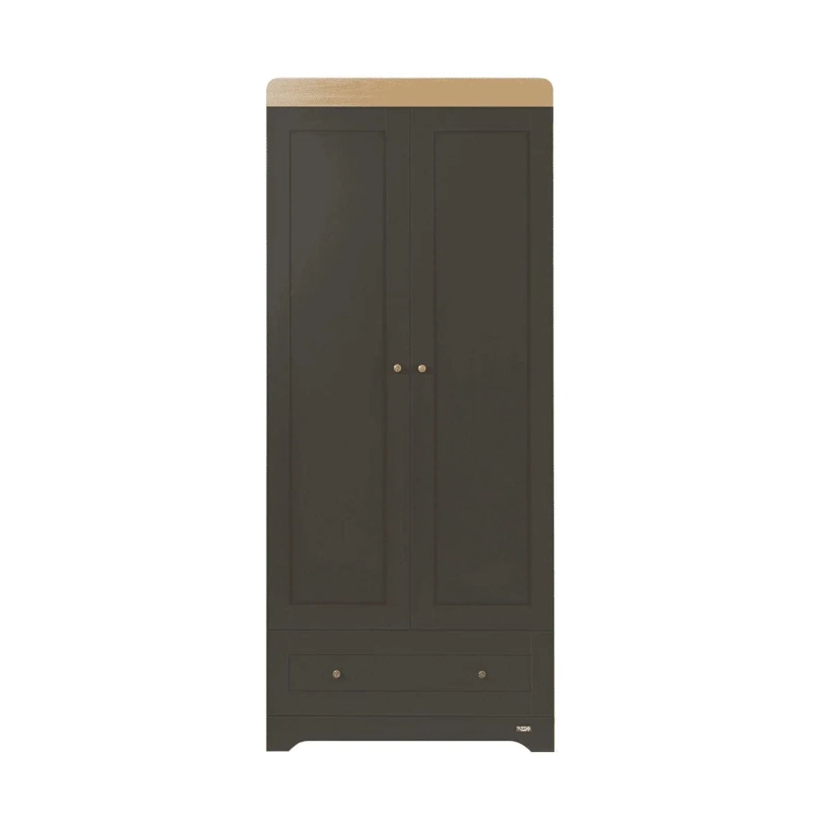 Tutti Bambini Rio Wardrobe - Slate/Honey Oak Slate/Honey Oak - ebebek