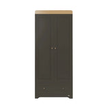 Tutti Bambini Rio Wardrobe - Slate/Honey Oak Slate/Honey Oak - ebebek