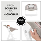 Hauck Alpha Bouncer 2 - in - 1 - Beige Bloom - ebebek - Black Friday