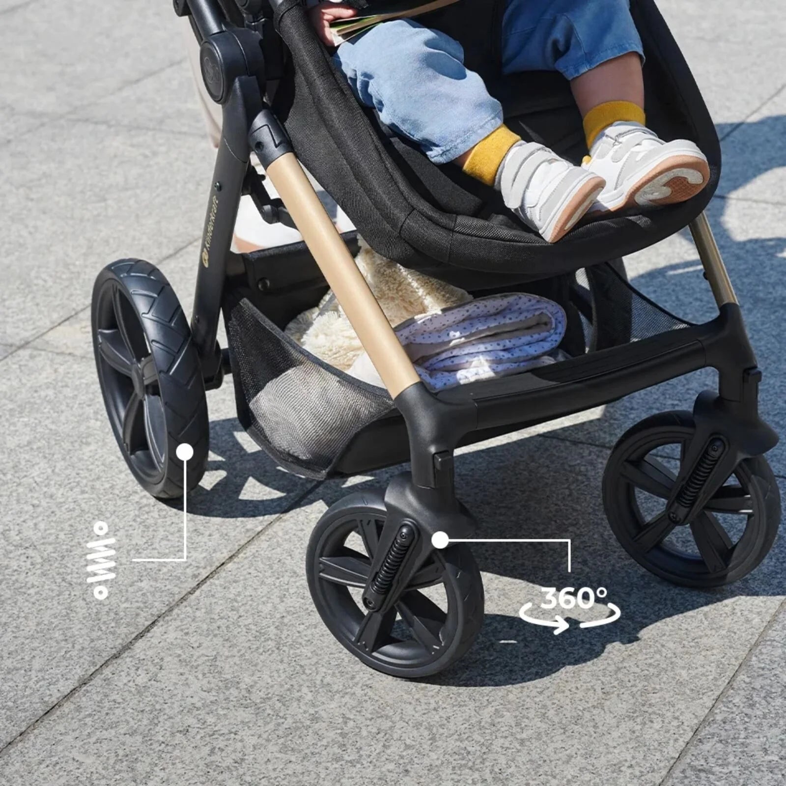 Kinderkraft Moov 2 3 - in - 1 Travel System - Grey - ebebek - Black Friday