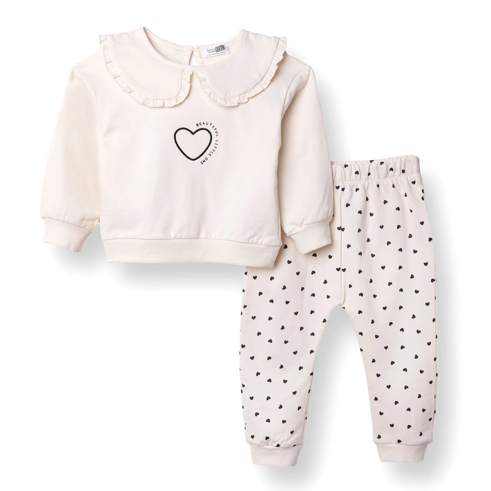 HelloBaby Jogging Set - Ecru - ebebek - Black Friday