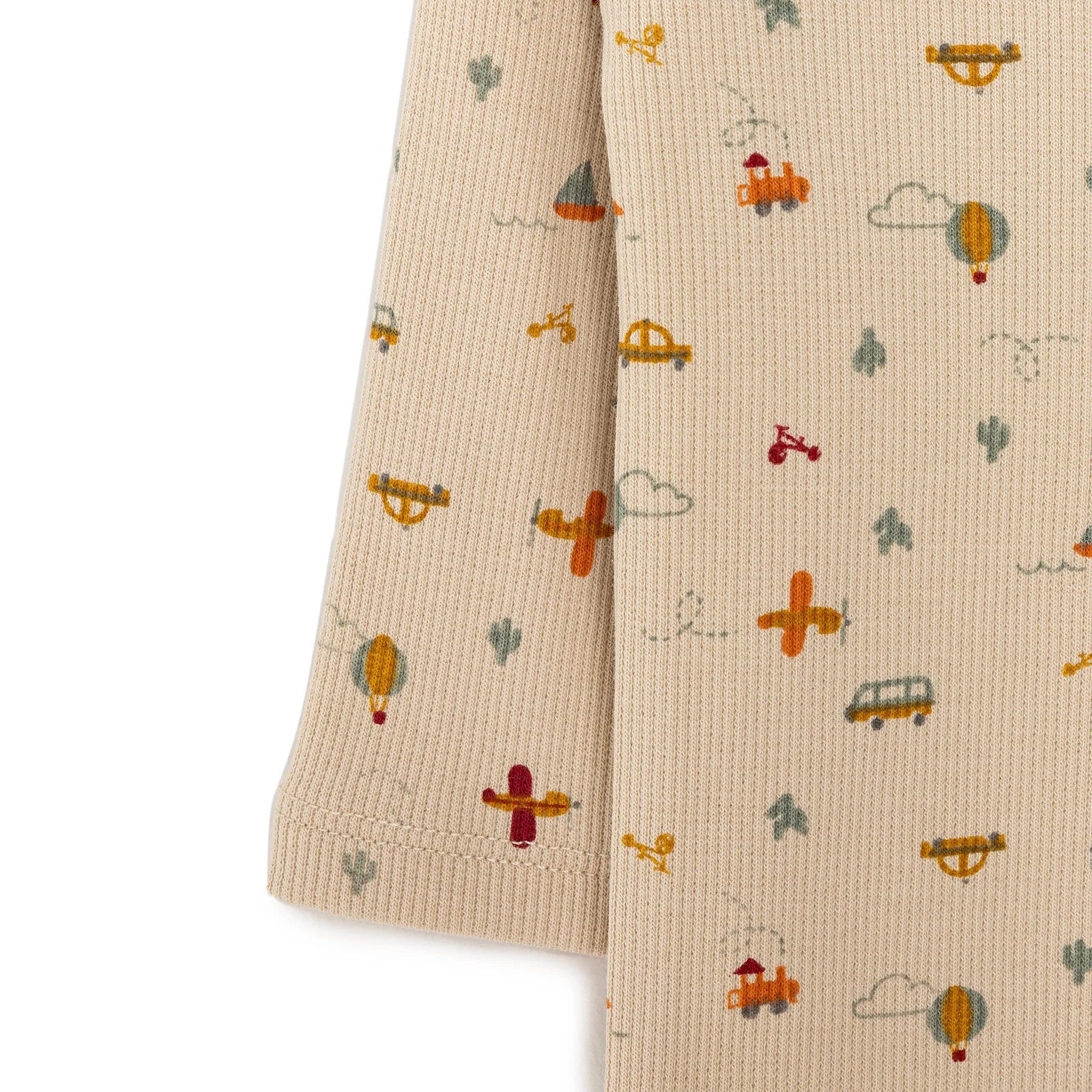 Newborn Fashion Club Baby Boy Sweatshirt - Footless Bottom - Beige - ebebek - Black Friday