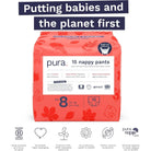 Pura Eco Nappy Pants Size 8 - 15 nappies - ebebek - Black Friday