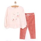 HelloBaby Winter Fairytale Girl Blouse - Pants - Salmon - ebebek - Black Friday