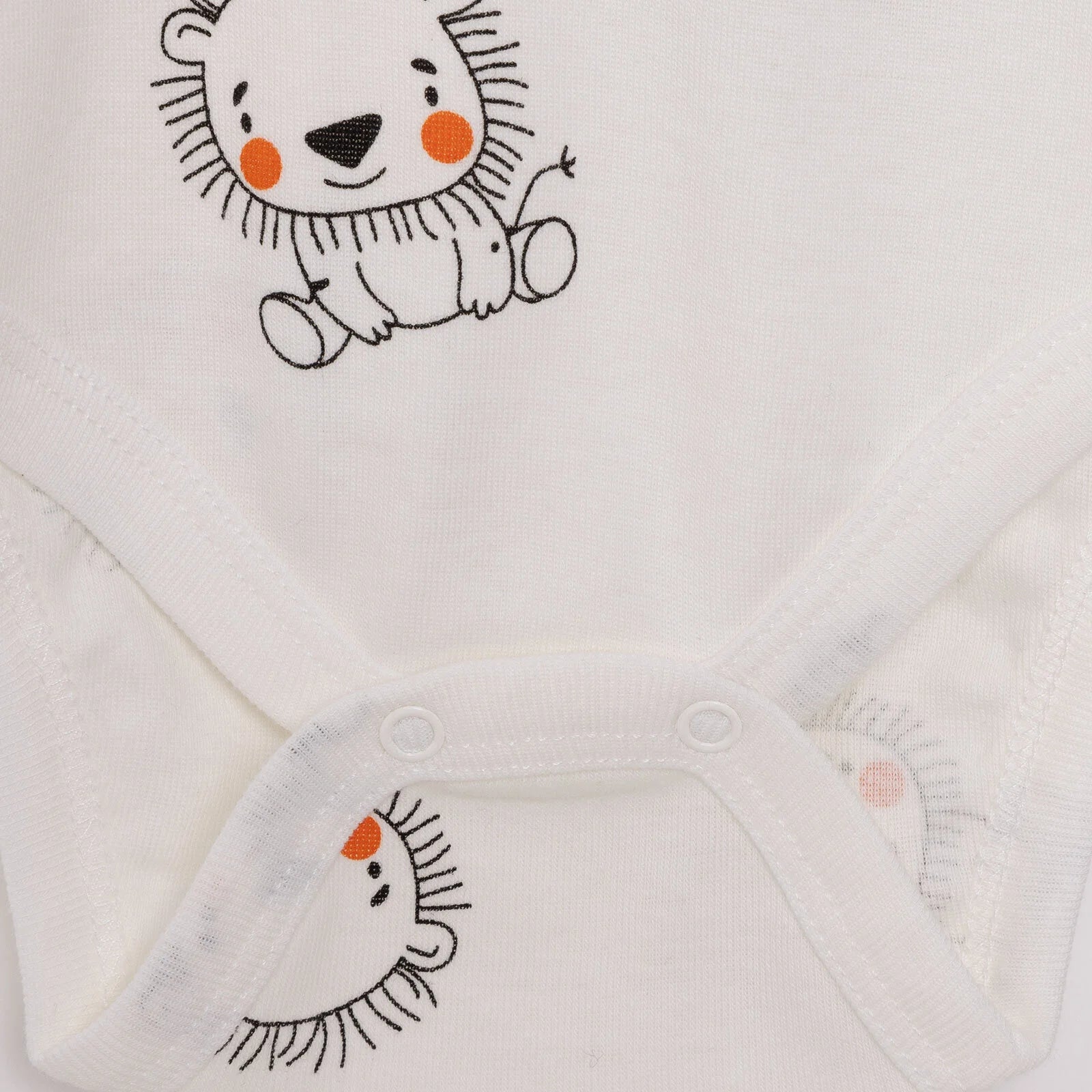 HelloBaby Boy Long Sleeve Bodysuit - Ecru - ebebek - Black Friday