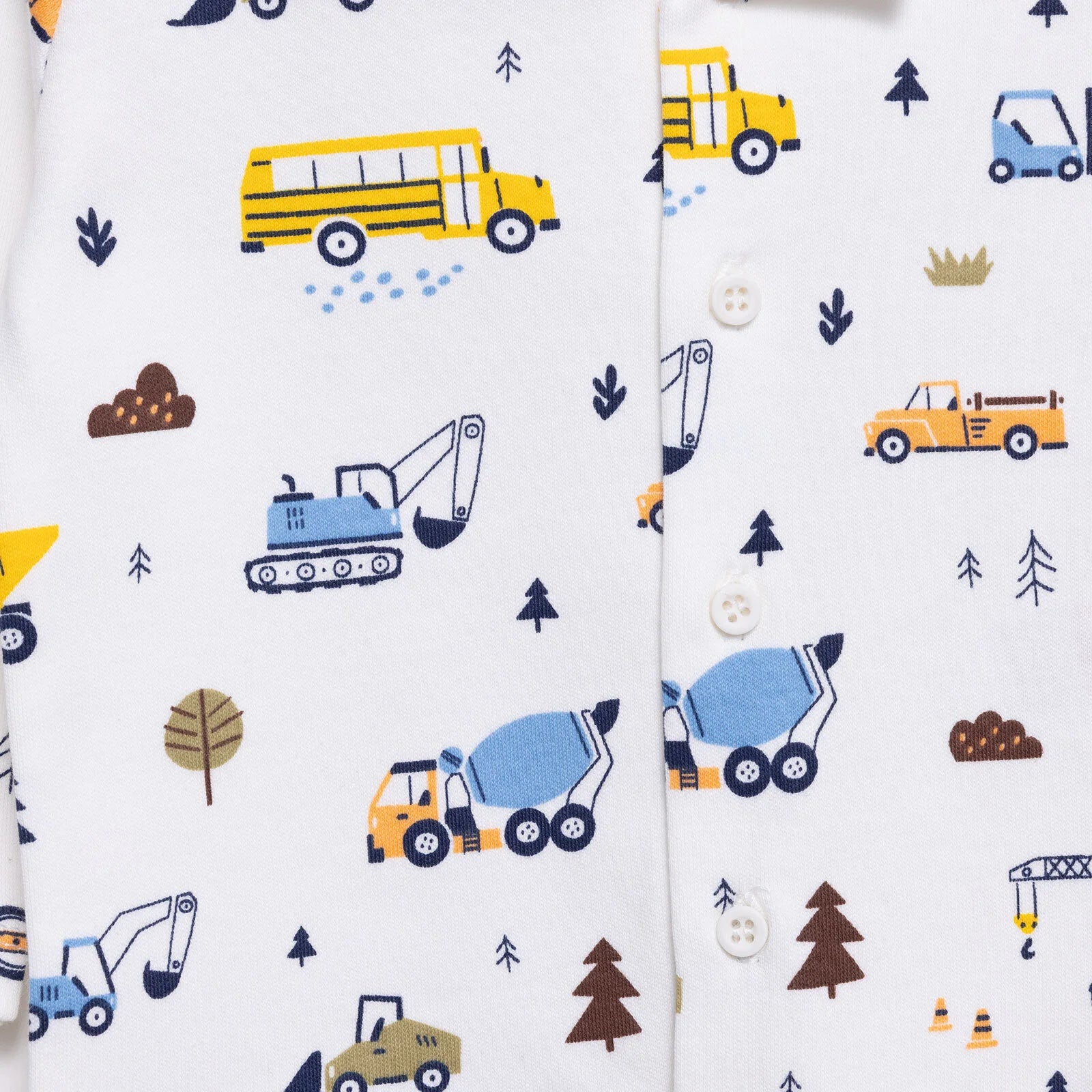 HelloBaby Boy Long Sleeve Pyjamas Set - White - ebebek - Black Friday