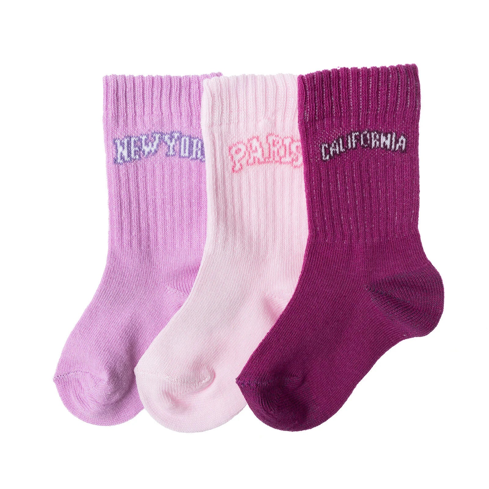 HelloBaby Baby Girl Socks 3 Pcs - Pink - ebebek - Black Friday
