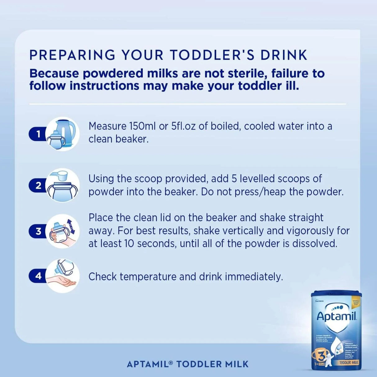 Aptamil 3 Growing Up Milk Formula 1 - 2 years 800g - ebebek - Black Friday