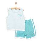 HelloBaby Auqa Dream Boy Athlete Tshirt - Short - Blue - ebebek - Black Friday