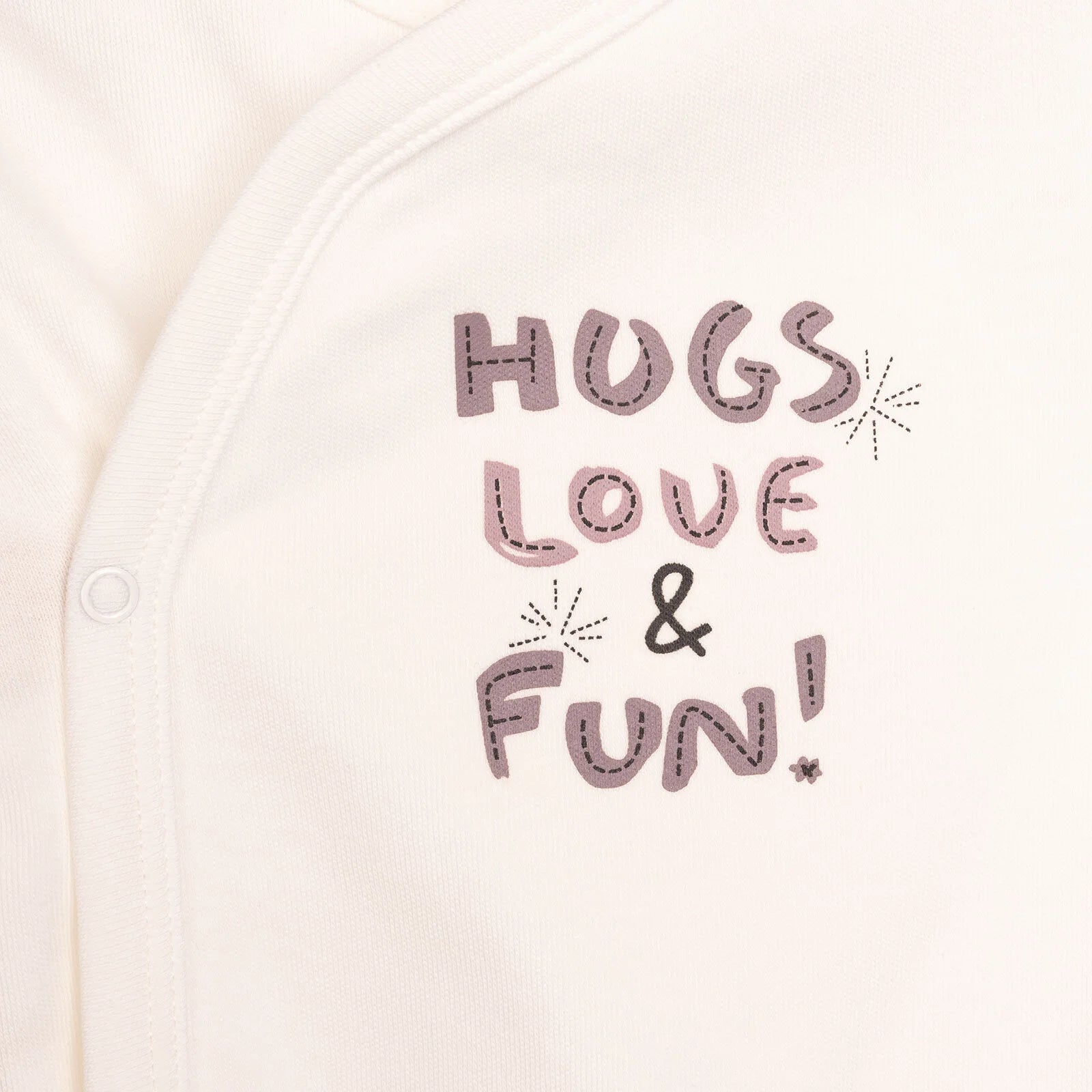 HelloBaby Sleeve Bodysuit - Footed Bottom - Ecru - ebebek - Black Friday