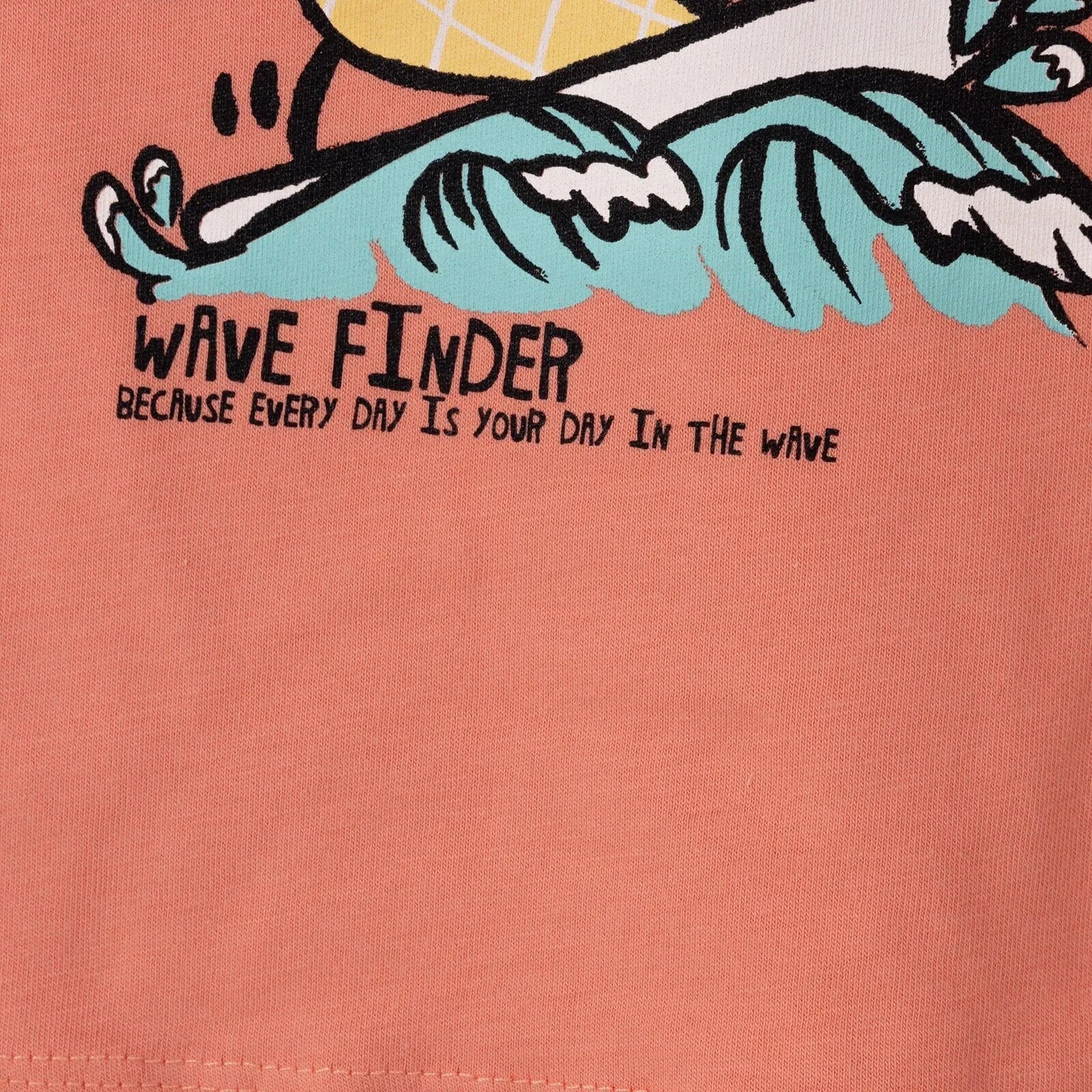 HelloBaby Basic Pineapple Printed Tshirt - Coral - ebebek - Black Friday