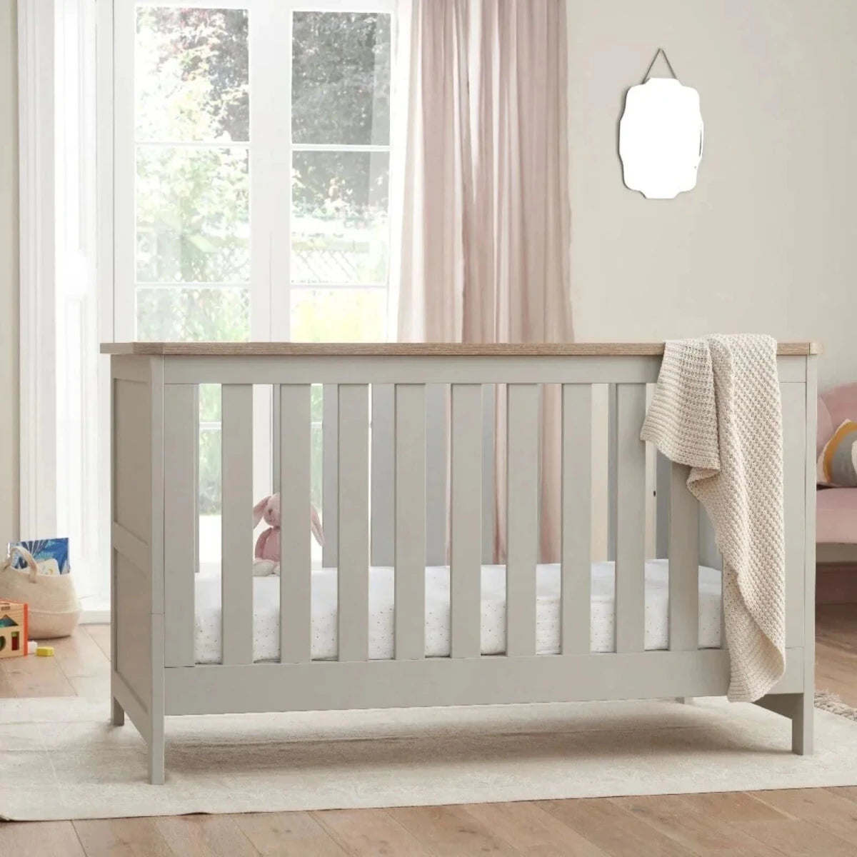 Tutti Bambini Verona 3 pcs Room Set - Dove Grey/Oak Dove Grey/Oak - ebebek