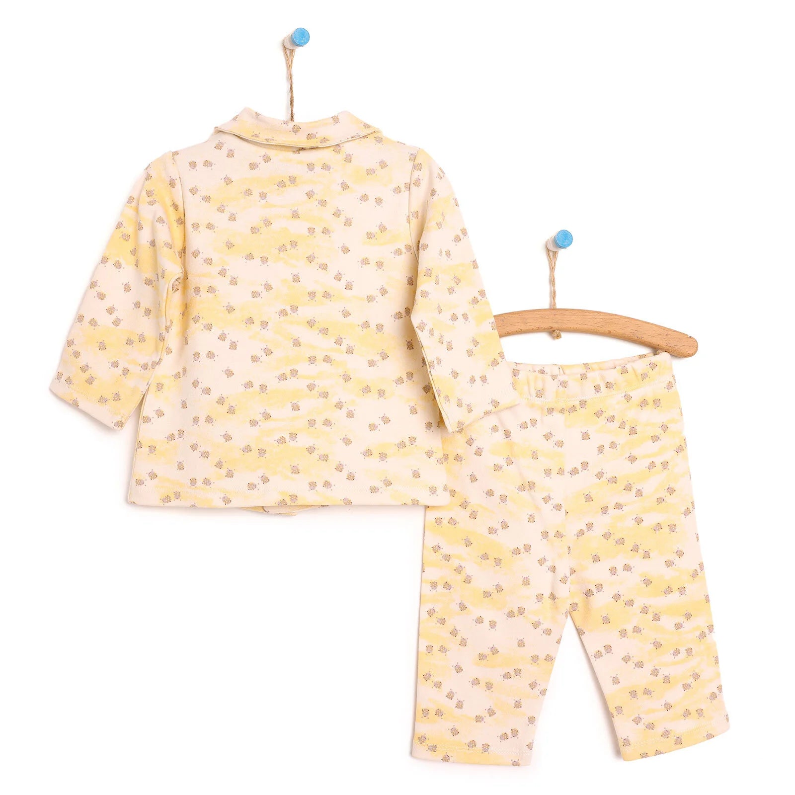 HelloBaby Baby Girl Shirt Collar Pyjamas - Yellow - ebebek - Black Friday